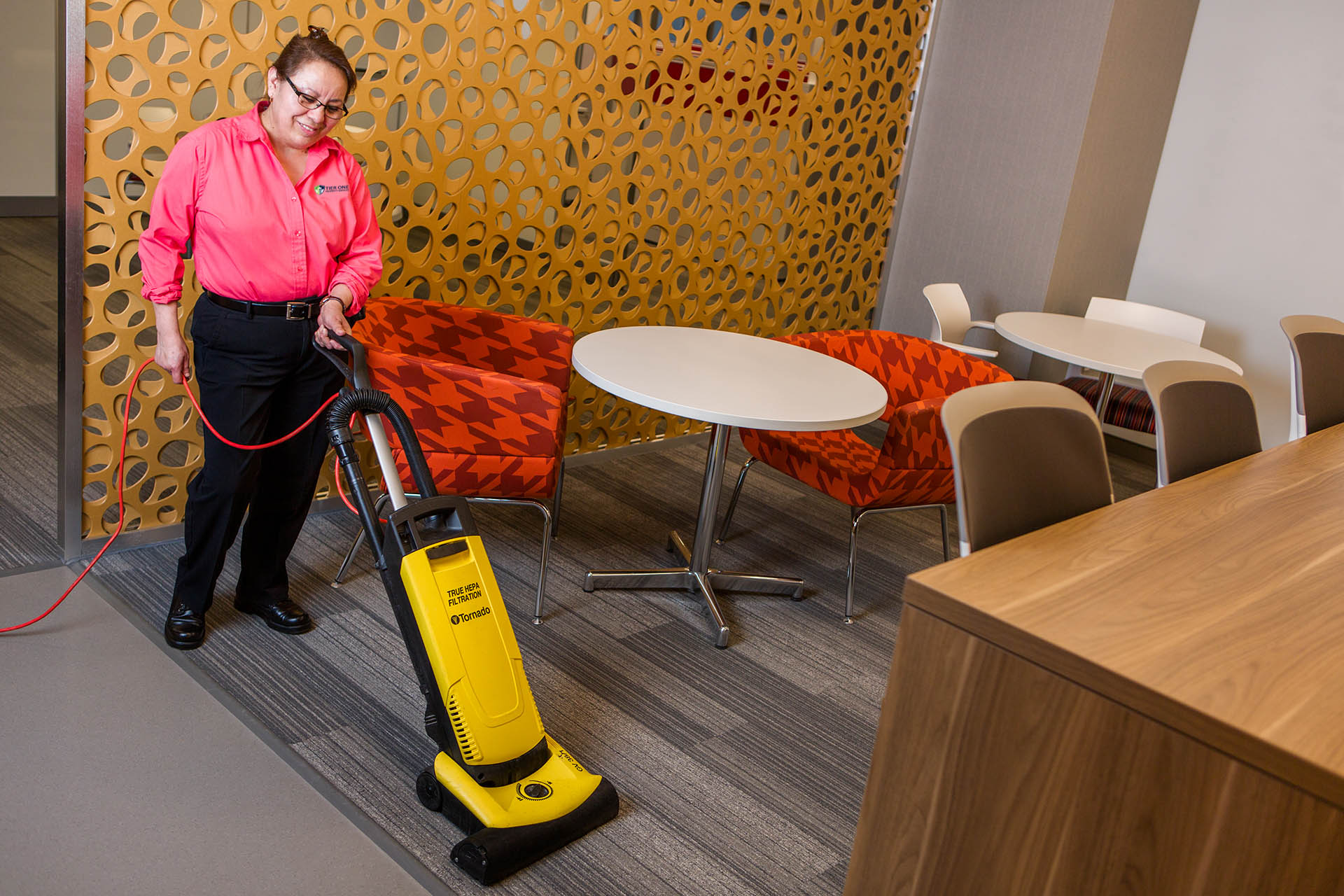 Tier One Property Services is a minority-owned facility services provider of commercial janitorial, building maintenance and specialty property services